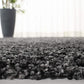 Charcoal Round Shaggy Carpet