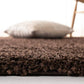 Brown Round Shaggy Carpet