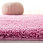 Pink Round Shaggy Carpet