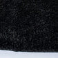 Black Round Shaggy Carpet