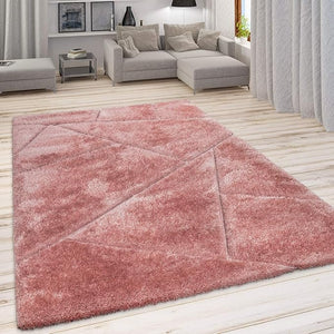 Diamond Pink Shaggy Carpet