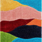 Wave Multicolour Shaggy Carpet