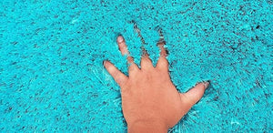 Blink Blue Shaggy Carpet