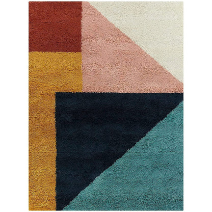 Faarils Multicolour Shaggy Carpet