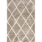 Handmade Beige & White Shaggy Carpet