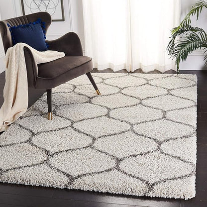 Ivory Moroccan Shaggy Carpet