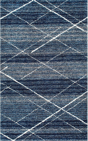 Terra Navy Blue Shaggy Carpet