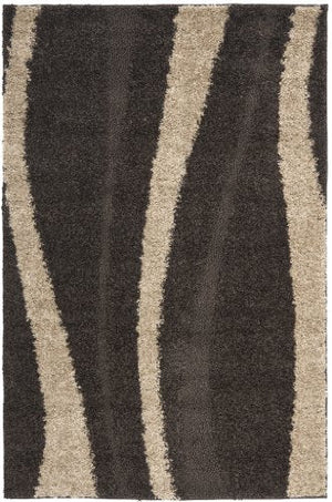 Eros Brown & Beige Shaggy Carpet