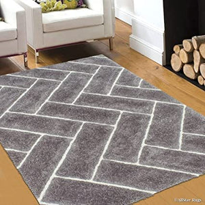 Silistel Grey Shaggy Carpet