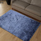 Solid Blue Shaggy Carpet