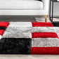 Ruffel Multicolour Geometric Shaggy Carpet