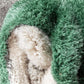 Pompous Green & Charcoal Shaggy Carpet