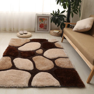 Grafton Brown & Beige Shaggy Carpet