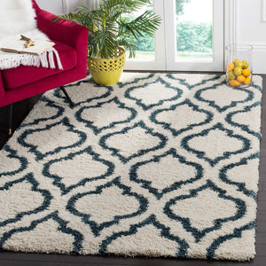 Soft Shag Moroccan Blue Shaggy Carpet