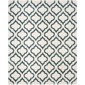 Soft Shag Moroccan Blue Shaggy Carpet