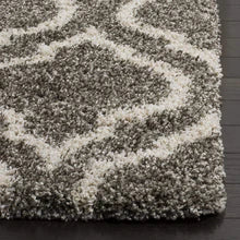 Sage Moroccan Grey Shaggy Carpet