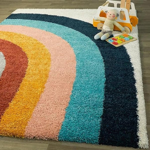 Rainbow Shaggy Carpet