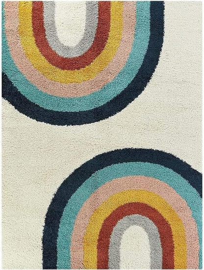 Double Rainbow Shaggy Carpet
