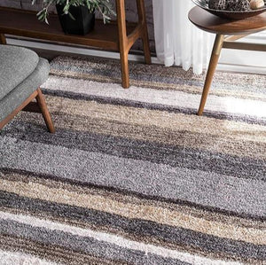 Ombre Brown Shaggy Carpet