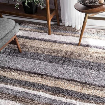 Ombre Brown Shaggy Carpet