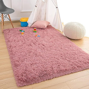 Royal Pink Shaggy Carpet