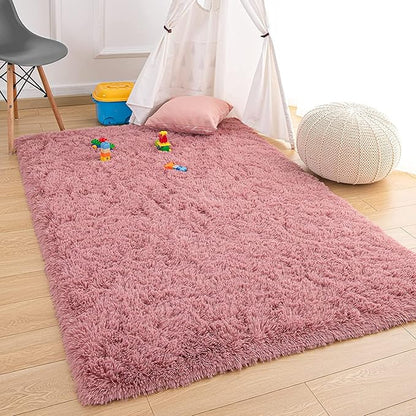 Royal Pink Shaggy Carpet