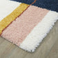 Zest Multicolour Blue Shaggy Carpet