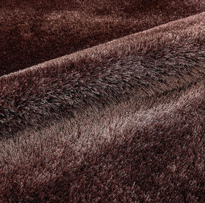 Aristo Dark Brown Shaggy Carpet