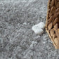 Baristo Grey Shaggy Carpet