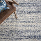 Henry White & Blue Mix Shaggy Carpet