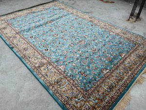 Blue Persian Silk Carpet