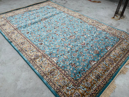Blue Persian Silk Carpet