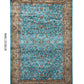 Blue Persian Silk Carpet