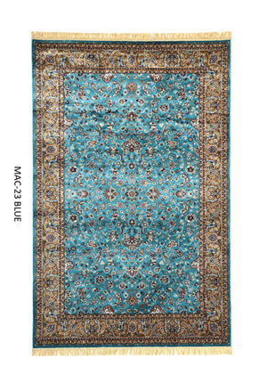 Blue Persian Silk Carpet