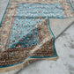 Blue Persian Silk Carpet