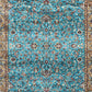 Blue Persian Silk Carpet