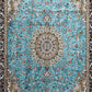 Blue Persian Silk Carpet
