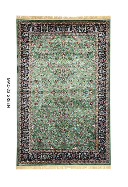 Green Persian Silk Carpet