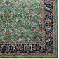 Green Persian Silk Carpet