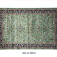Green Persian Silk Carpet