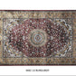 Burgundy & Gold Persian Silk Carpet