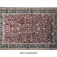 Burgundy Persian Silk Carpet
