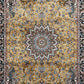 Gold Persian Silk Carpet