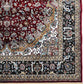 Red Persian Silk Carpet
