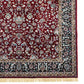 Rich Red Persian Silk Carpet