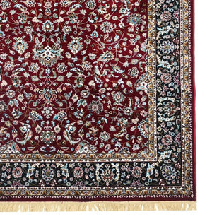Rich Red Persian Silk Carpet