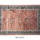 Rust Persian Silk Carpet