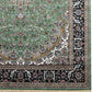 Green Persian Silk Carpet