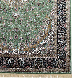 Green Persian Silk Carpet