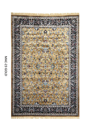 Gold Persian Silk Carpet